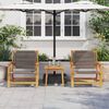 vidaXL Garden Furniture 2 pcs Grey 78 x 67 x 73cm Solid Acacia wood