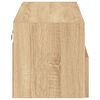 vidaXL TV Wall Cabinet Sonoma Oak 80x30x30 cm Engineered Wood