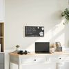 vidaXL Chalkboard with Solid Pine Wood Frame Black 60x30 cm