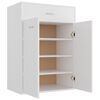 vidaXL Shoe Cabinet White 60x35x84 cm Engineered Wood