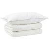 vidaXL Duvet and Pillow Set 2 pcs 140x200 cm Winter 450 GSM Wool White