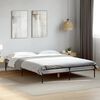 vidaXL Bed Frame without Mattress Grey Sonoma 140x190 cm