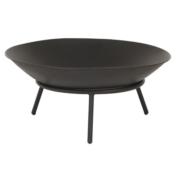 Practo Garden Fire Bowl Black