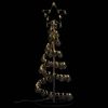 vidaXL LED Christmas Tree with Baubles 80 LEDs Warm White 120 cm
