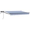 vidaXL Manual Retractable Awning with LEDs 2.5 x 2 m