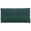 vidaXL Back Pillow Dark Green 100 x 50 cm Corduroy Fabric