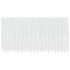 vidaXL Lace Curtain with Curtains Floral White 160 x 500 cm Polyester