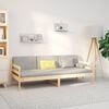 vidaXL Day Bed without Mattress 90x190cm Solid Wood Pine