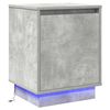 vidaXL Bedside Cabinet Concrete Grey 39 x 34.5 x 50 cm Engineered wood
