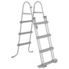 Bestway Pool Ladder | Grey | Metal frame | 107 cm high | Foldable