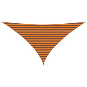 vidaXL Sun Shade Sail Orange and Brown 3.5 x 3.5 x 4.9 m