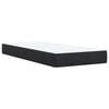 vidaXL Box Spring Bed with Mattress Black 90x190 cm Velvet