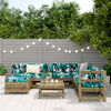 vidaXL 8 Piece Garden Sofa Set Impregnated Wood Pine