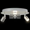 vidaXL Ceiling Spotlight Nickel 29 x 29 x 11 cm Steel and Glass