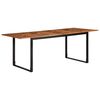 vidaXL Dining Table 200x100x75 cm Solid Wood Acacia