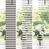 vidaXL Venetian Blinds Height Adjustable Silver 130 x 110 cm Aluminium