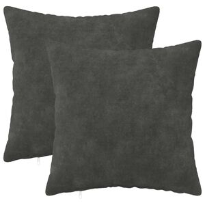 vidaXL Cushion Cover 2 pcs HEERLEN Anthracite 30 x 30 cm