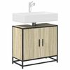 vidaXL Bathroom Sink Cabinet Sonoma Oak 65x33x60 cm Engineered Wood