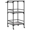 vidaXL Kitchen Trolley Grey Sonoma 60,5x50x105 cm Engineered Wood