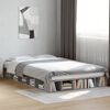 vidaXL Bed Frame without Mattress Concrete Grey 120x200 cm