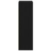 vidaXL Hanging Cabinet Black Oak 30 x 29.5 x 100 cm Engineered Wood