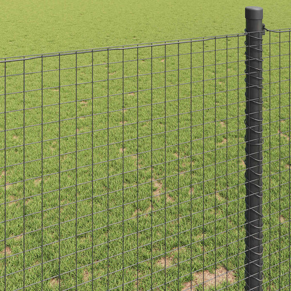 vidaXL Welded Wire Fence Green 0.8 x 100 m