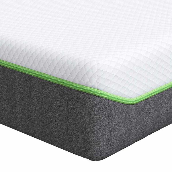 vidaXL Mattress White and Grey 120 x 200 cm Pocket Spring