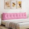 vidaXL Back Pillow Pink 200 x 24 x 50 cm Fabric