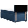 vidaXL Box Spring Bed with Mattress Blue 100x200 cm Fabric