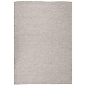 vidaXL Outdoor Flatweave Rug 160x230 cm Light Grey