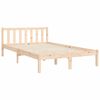 vidaXL Bed Frame without Mattress Small Double Solid Wood Pine