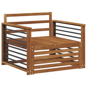 vidaXL 2 pcs Outdoor Sofa Natural
