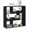 vidaXL Book Shelf Black Oak 100 x 33 x 94.5 cm Engineered Wood