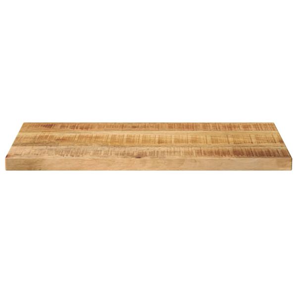 vidaXL Table Top 50x30x2.5 cm Rectangular Solid Wood Rough Mango