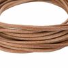 vidaXL Leather Cord Brown &Oslash;5 mm x 5 m Leather