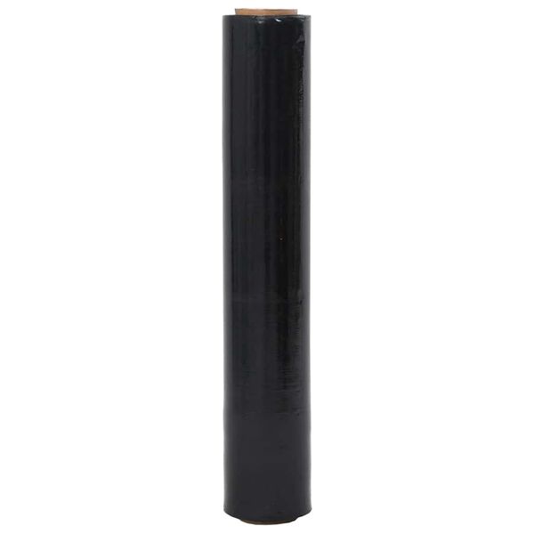 vidaXL Stretch Film 6 pcs Black 20 &mu;m 50 cm x 150 m