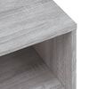 vidaXL TV Cabinet Grey Sonoma 120x34x37 cm Engineered Wood