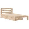 vidaXL Bed Frame without Mattress 90x200 cm Solid Wood Pine