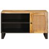 vidaXL TV Cabinet with Storage Brown 80 x 33 x 46 cm Solid Mango Wood