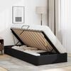 vidaXL Storage Bed with Mattress Black 90 x 190 cm Faux leather