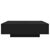 vidaXL Coffee Table Black 100x100x31 cm Engineered Wood