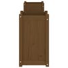 vidaXL Planter Bench Honey Brown 180x36x63 cm Solid Wood Pine