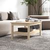vidaXL Coffee Table 80x50x40 cm Solid Wood Pine