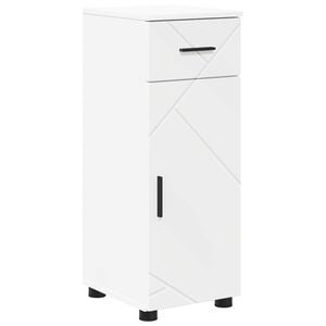 vidaXL Bathroom Cabinet White 30 x 35 x 80 cm Engineered wood & Metal