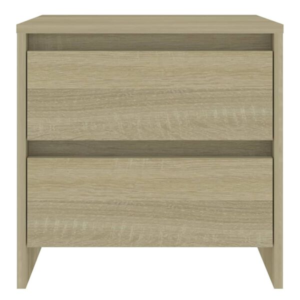 vidaXL Bedside Cabinets 2 pcs Sonoma Oak 45x34.5x44.5 cm Engineered Wood