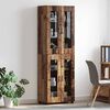 vidaXL Highboard FLORIN Old Wood 60 x 35 x 182 cm Engineered Wood