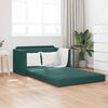 vidaXL Sofa Bed Dark Green 124 x 204 x 61 cm Velvet