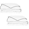 vidaXL Duvets 2 pcs 140 x 200 cm Winter White Breathable