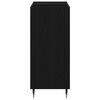 vidaXL Record Cabinet Black Oak 85 x 38 x 89 cm Engineered Wood