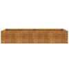 vidaXL Garden Raised Bed 194x50x36 cm Corten Steel